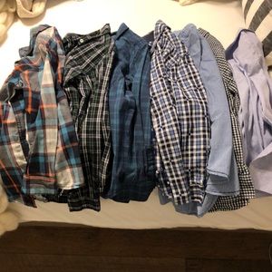 Name brand boys dress shirts sizes 6-7!!